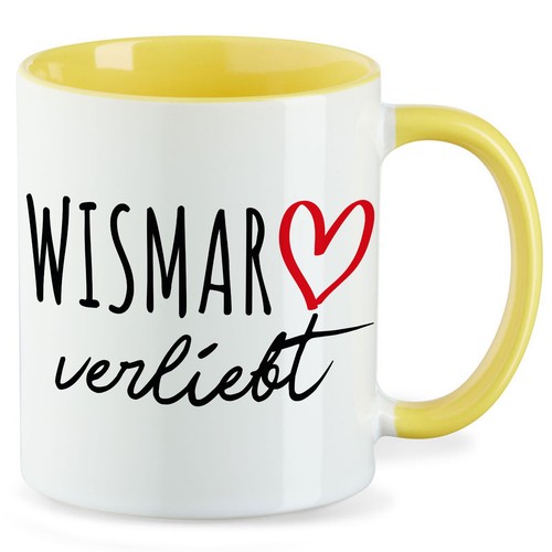 Kaffeetasse Wismar verliebt Keramik Tasse Geschenkidee Souvenir Präsent Wichtelg - Bild 23 von 50