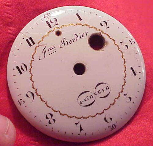 FRES BORDIER GENEVE VERGE FUSEE 39MM FUSEE REPEATER TASCHENUHRWERK - Bild 6 von 19