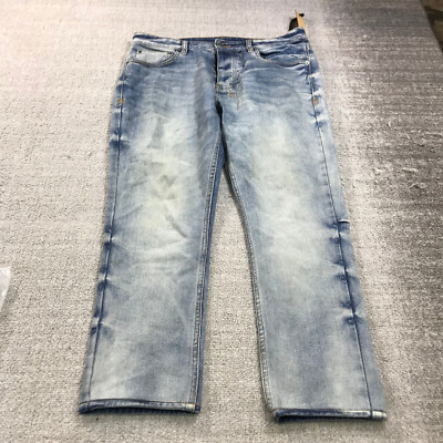 Ksubi Jeans Mens 34x26  Chitch Pure Dynamite Denim Faded Pants Distress