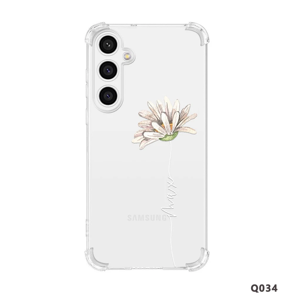 Phone Case For Samsung Galaxy S25 Ultra S24 A15 A16 A35 Personalised Clear Cover