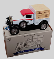 Liberty Classics Ford Model A Pickup Die Cast Coin Bank 1/25 Scale New