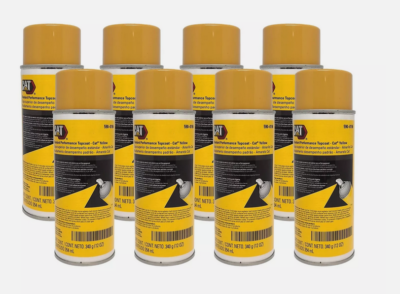 GENUINE CAT 590-0196 5900196 AEROSOL Spray Paint Yellow 12oz (8