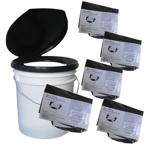 Toilette à Compostage Portable Evo S - Pour Camping Et Extérieur - Sans Odeur - Capacité 1,2 Gallons - Neuf