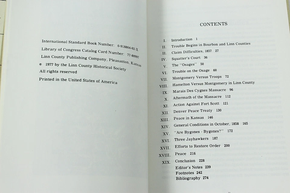 BORDER WARFARE In Southeastern Kansas 1856-1859 by G Murlin Welch Illustrated - Image 3 of 4
