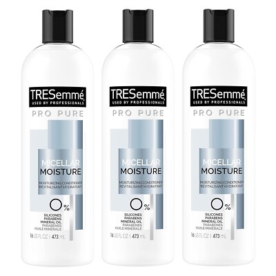 Tresemme Pro Pure Micellar Moisture Daily Conditioner 16 fl oz 3 Pack