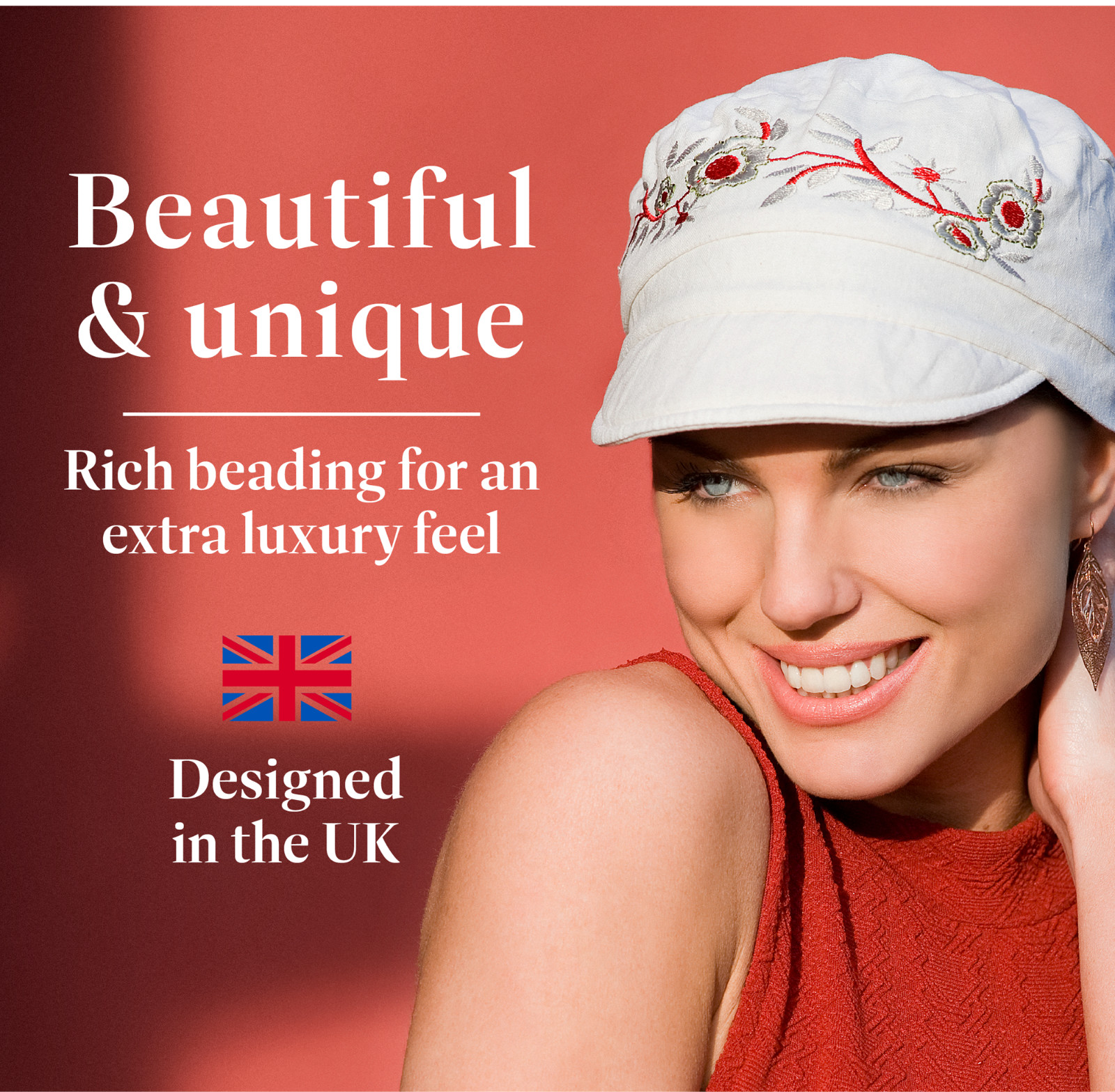 Mirna - Soft sun hat women packable, chemo Headwear hats, UPF 50+ Sun Protection