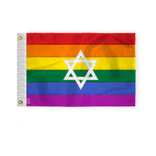 Israel Pride Flag-Single Sided Printed-Brass Grommets- Fade Proof Colors - Picture 2 of 15