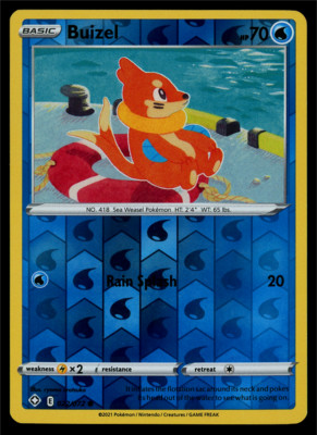 tubbz 　ソウ Pokemon Card Shining Fates Buizel 022/072 Reverse Holo