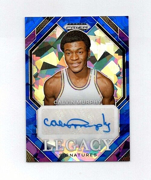 2024 Prizm Draft Picks Calvin Murphy Legacy Signatures Blue Ice Auto #/75