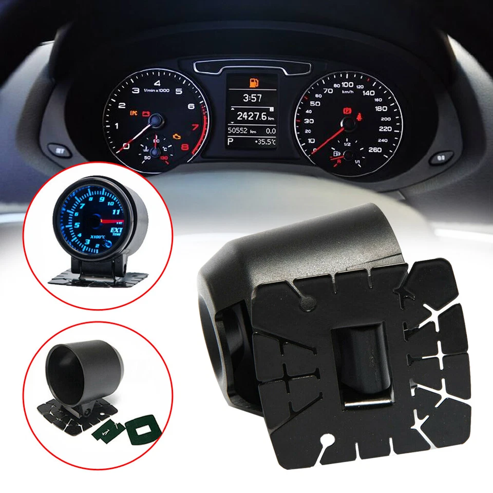 Universal Car Accessories Gauge Pod Swivel Mount Holder  For 52mm 2" Gauge Body - Image 3 of 4