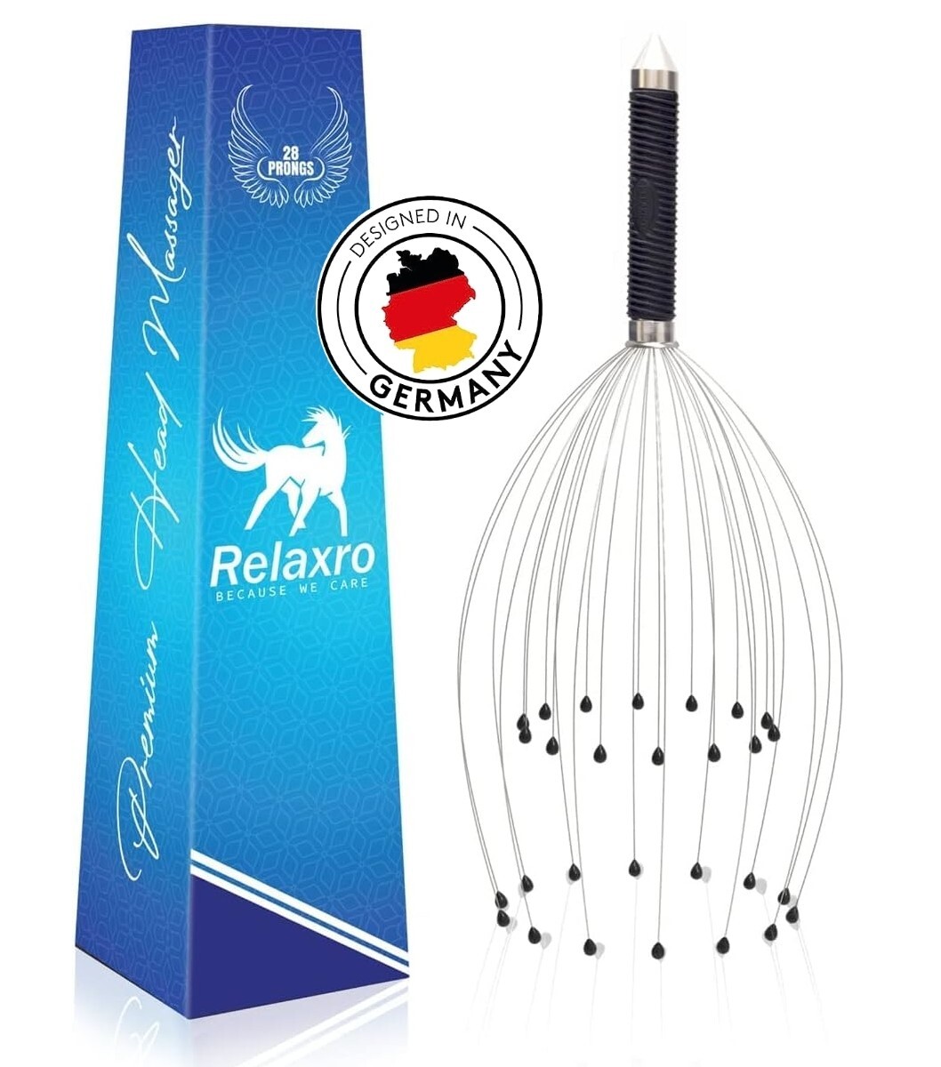 Kopfmassage Spinne mit 20 Fingern - Kopfmassagegerät - Kopfkrauler