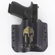 OWB Kydex Holster for 50+ Hanguns with STREAMLIGHT TLR-3 - MOLAN LABE CAMO