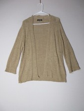 Cable  Gauge Womens Pullover Open Front Cardigan Sweater Long Sleeve Size XL