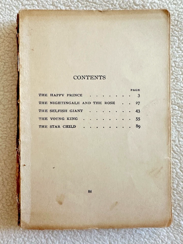 The Happy Prince: Collected  Stories for Children, Oscar Wilde, Vintage, c. 1900 - Image 3 of 4