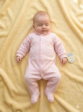 Vintage Carter's Baby Basics Pink Terry Cloth Sleeper 0-3M NWT 80s 90s USA