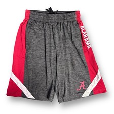 YXL Alabama Crimson Tide Fan Gear Shorts 16-18 Youth College Football Shorts