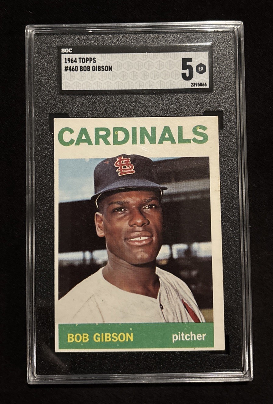 1964 Topps #460 Bob Gibson SGC 5 St Louis Cardinals HOF ~ New Slab