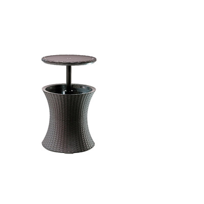 Keter Pacific Cool Bar Outdoor Patio Furniture And Hot Tub Side Table 7.5