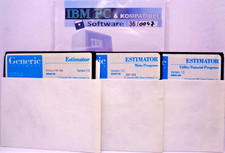 IBM PC -- ESTIMATOR (GENERIC SOFTWARE - DISK)