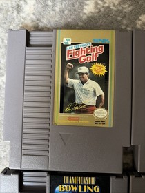 5 Pack Sports NES Nintendo Fighting Golf Double Dribble Based Loaded NFL Bowling