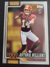 2026 Topps Flagship Football Antonio Williams #328 Rookie Card RC. rookie card picture