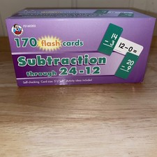 Math Flash Cards SUBTRACTION THROUGH 24-12 By School Specialty Publishing