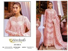 Summer Hit Luxury Embroidered Unstitched Lawn Suit 3-Piece Ready To Wear Dupatta