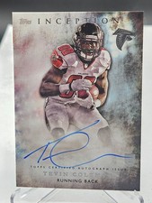 2015 Topps Inception Tevin Coleman RC Rookie On-Card Auto #RA-21 Atlanta Falcons. rookie card picture