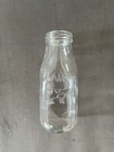 Lot Of 19 - Bottle Clear Glass Milk Jar Jug Embossed Cow 10oz. Vintage — photo 4