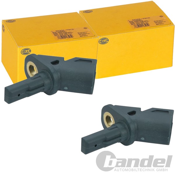 2X Hella ABS-SENSOREN Vorne Passend FÜR Ford C-MAX Focus Mondeo Links+Rechts |-image