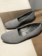 ECCO Felicia Stretch Slip-On Wedge Loafers Dark Heathered Grey EU 41 US 10-10.5