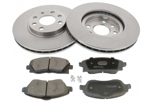 Bremsensatz Scheibenbremse Mapco 47673 FüR Opel Meriva Corsa X03 Combo X01 Tour-image