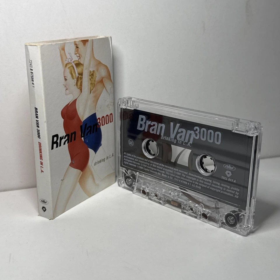 Bran Van 3000 Drinking In L.A. CASSETTE SINGLE Drum n Bass Hip Hop Experimental - Image 3 of 4