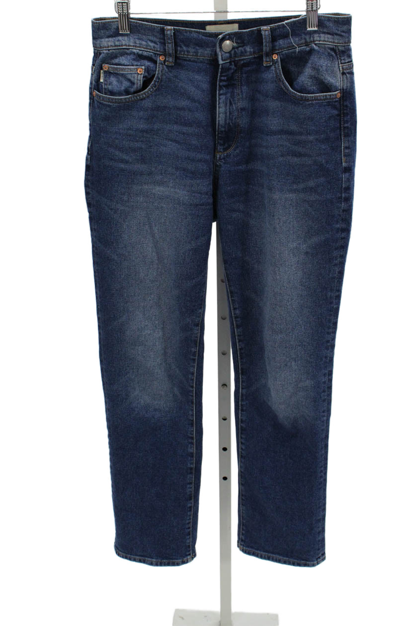 DL1961 Womens Straight Jeans Blue High Rise Cotton Blend Size 28Free Shipping in US $100+ Orders | $6.95 Orders Below
