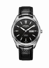 Brand new Gents Rotary Automatic Henley Day/date Black Strap GS05380/04 *No Box