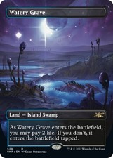 Watery Grave (Borderless) (Galaxy Foil) - Foil NM MTG Unfinity