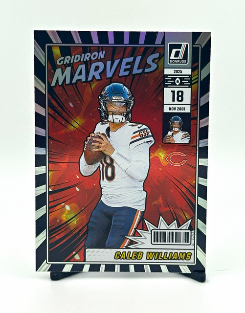 2025 Panini Donruss - Gridiron Marvels Caleb Williams Chicago Bears #GM-CWS