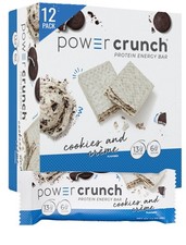 Power Crunch Protein Bars, High Protein Snacks with Delicious Taste, Cookies...