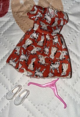 Barbie Fashionistas #97 Kitty Meow dress outfit