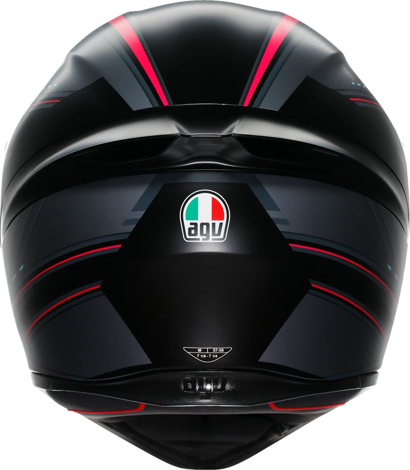 Casco AGV Fits K1 S - Eslinga - Negro Mate/Rosa - 2XL 2118394003-063-XXL Foto 4 de 4