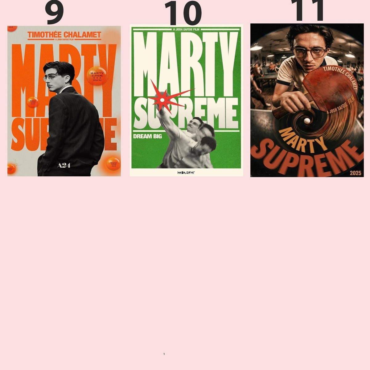 Marty Supreme Movie Poster 2025 Timothee Chalamet A24 | eBay