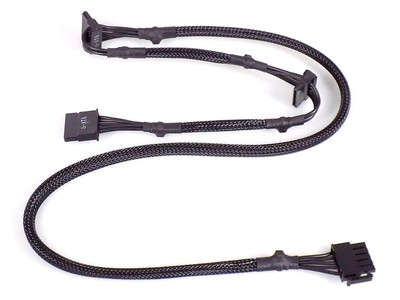 LESEN: Modulares Stromkabel Modular Power Cable 5-Pin auf 3x SATA