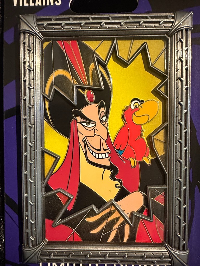 Disney Pin LE 400 Jafar Iago Shattered Portraits WDI D23 2026