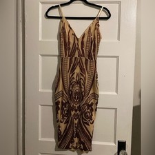 Fashion Nova Sparkly Sequins 20s Flapper Dress