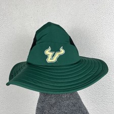 NWT USF Bulls Adidas Bucket Hat Size L/XL Green Team Issue South Florida Safari