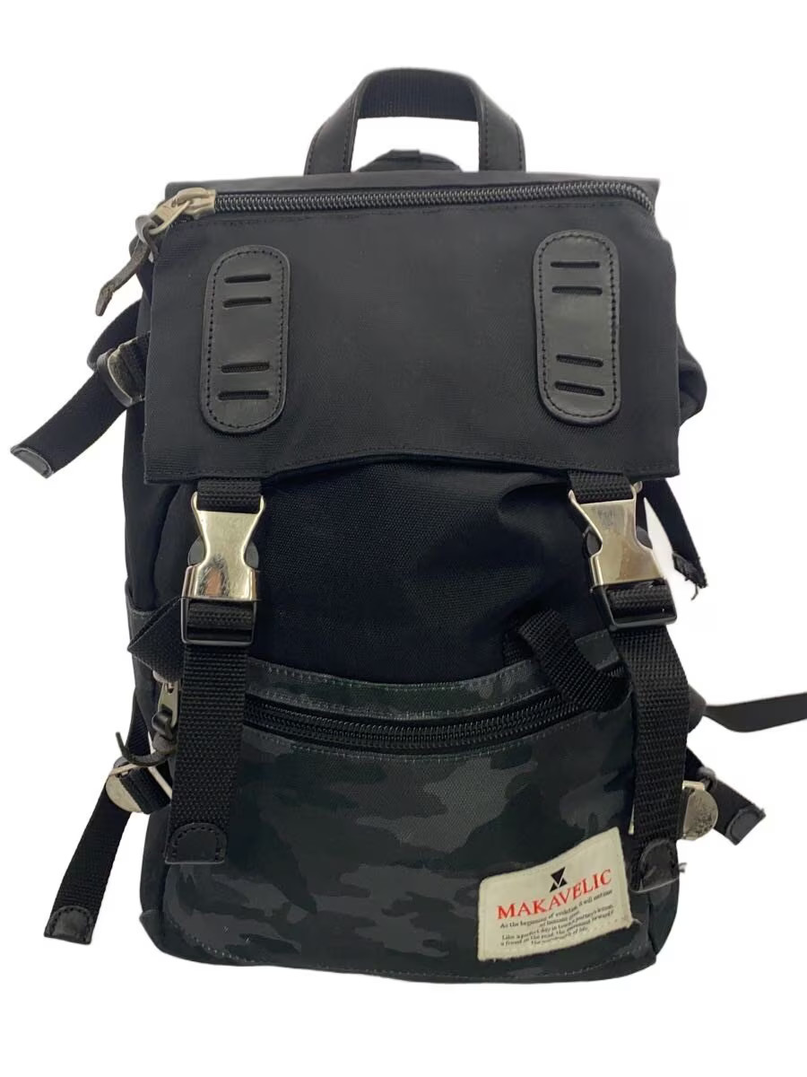 MAKAVELIC Backpack -- Black Solid Color - image 1