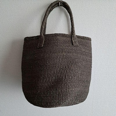 Margaret Howell Sisal Natural Fibre Woven Tote Bag in Brown USED Good Condition