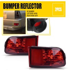 2pcs For Toyota 2003-2005 4Runner Bumper Set Reflector Rear Left & Right Side