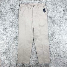 Brooks Brothers Pants Men  s 35x30 Gray NWT 346 Chino Flat Front Preppy