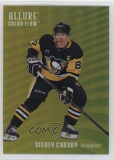 2025-26 Upper Deck Allure Color Flow Yellow Green Sidney Crosby #CF-24 17sq